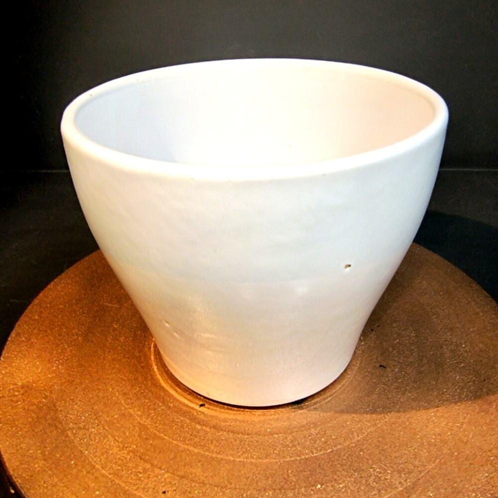 1366.  White Ceramic Pottery Dipping Cup Japanese Soba Choko